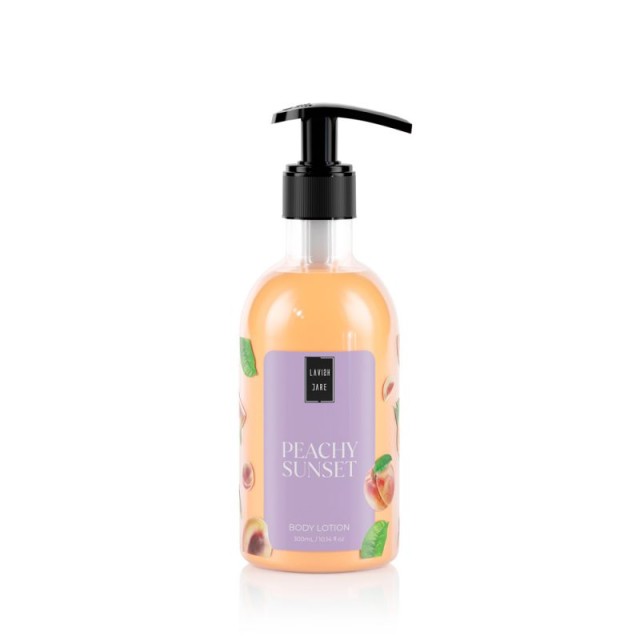 LAVISH CARE - Hand & Body Cream Peachy Sunset Κρέμα Χεριών & Σώματος Με Άρωμα Ροδάκινο 300ml