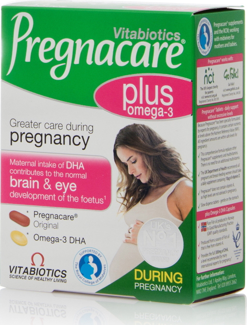 VITABIOTICS - Pregnacare Plus Συμπλήρωμα για Ομαλή Διεξαγωγή της Εγκυμοσύνης 28 ταμπλέτες & 28 κάψουλες