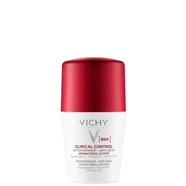 VICHY - Clinical Control 96h Roll-On Αποσμητικό Για Ευαίσθητες Επιδερμίδες 50ml