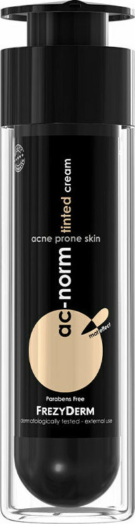 FREZYDERM - AC Norm Tinted Cream SPF50+ Επικαλυπτική Κρέμα Προσώπου Με Χρώμα Για Την Ακνεϊκή Επιδερμίδα 50ml