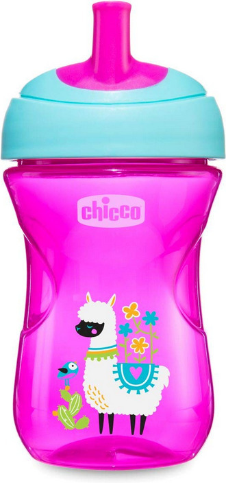 CHICCO - Advanced Cup Easy Drinking 12m+ Ροζ Κύπελλο Ανάπτυξης 266ml