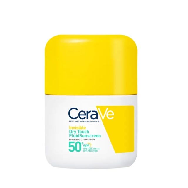 CERAVE - Invisible Dry Touch Fluid Sunscreen SPF50+ Αντηλιακό για Λιπαρό Δέρμα 50ml