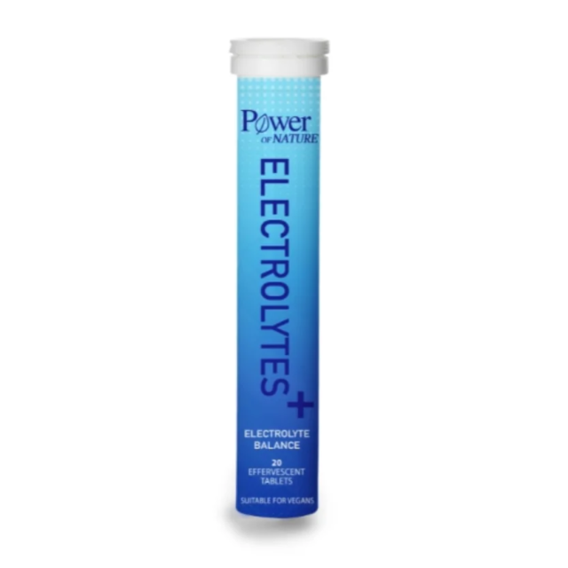 POWER HEALTH - Electrolytes + Electrolyte Balance- Συμπλήρωμα Ηλεκτρολυτών 20 Αναβράζοντα Δισκία