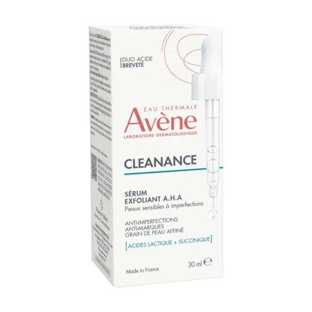 AVENE - Cleanance Serum Exfoliant A.H.A. Κατά Των Ατελειών & Των Σημαδιών 30ml