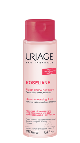 URIAGE - Roseliane Dermo Cleansing Fluid Καθαριστικό Προσώπου & Ματιών 250ml
