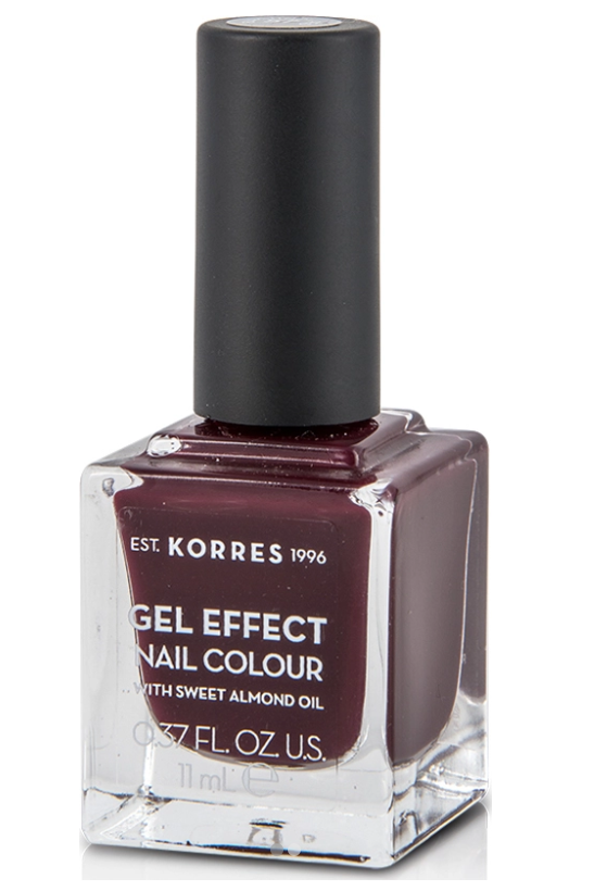 KORRES - Βερνίκι Νυχιών Gel Effect Nail Colour No57 Burgundy Red 11ml