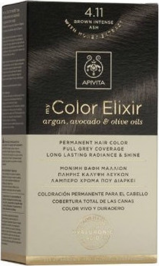 APIVITA - My Color Elixir No 4.11 Καστανό Έντονο - Σαντρέ 125ml