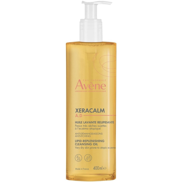 AVENE - Xeracalm A.D Huile Lavante Relipidante Λάδι Καθαρισμού Για Ξηρό Δέρμα Με Τάση Ατοπίας 400ml