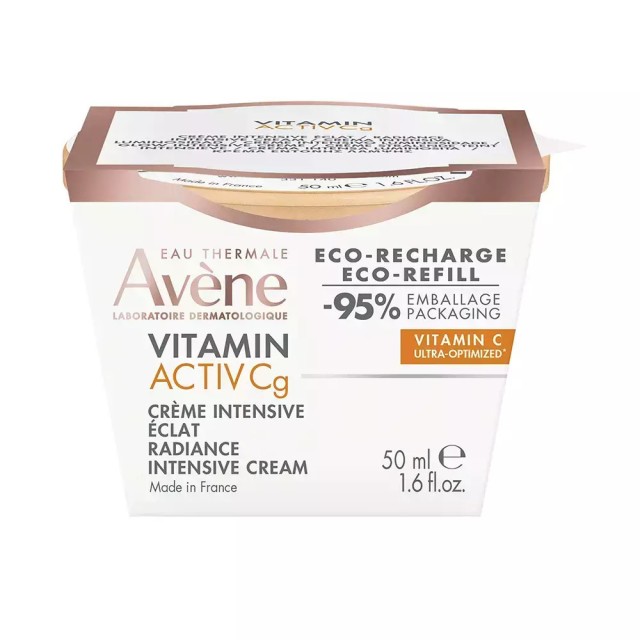 AVENE - Refill Vitamin Activ Cg Gel Cream Κρέμα Εντατικής Λάμψης Ανταλλακτικό 50ml