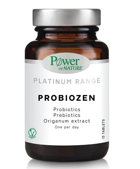 POWER HEALTH - Platinum Range Probiozen Συμπλήρωμα Διατροφής Εντέρου  15 Ταμπλέτες
