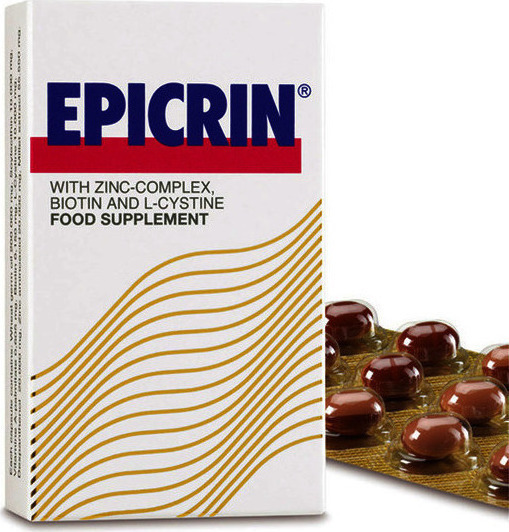EPICRIN - Συμπλήρωμα Διατροφής για Δυνατά & Υγιή Μαλλιά & Νύχια, 30 caps