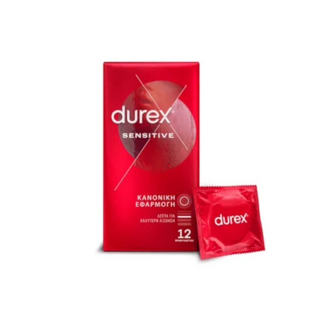 DUREX - Προφυλακτικά Sensitive Κανονική Εφαρμογή 12τμχ