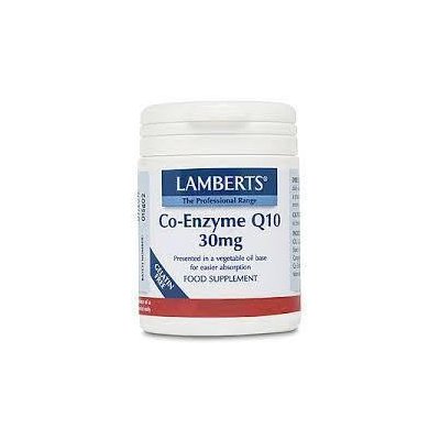 LAMBERTS - Co-Enzyme Q10 30mg - Συμπλήρωμα Διατροφής με Συνένζυμο Q10 , 30caps