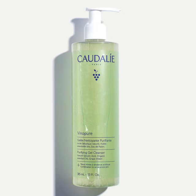 CAUDALIE - Vinopure Purifying Gel Cleanser - Gel Καθαρισμού Προσώπου για Μικτή έως Λιπαρή Επιδερμίδα 385ml