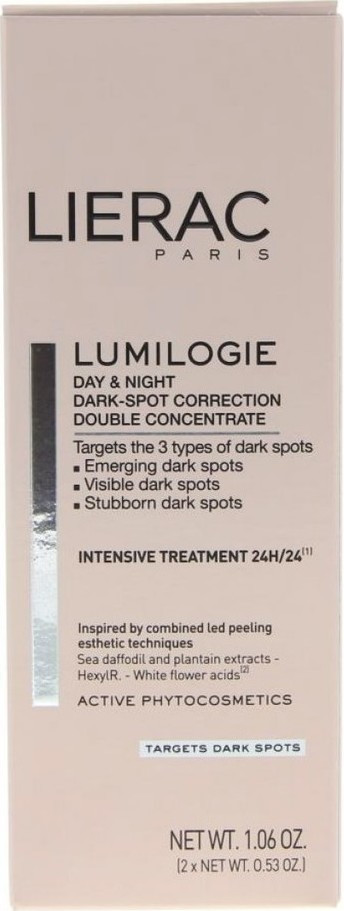 LIERAC - Lumologie Double Concentre Jour & Nuit Correction Taches Διπλό Συμπύκνωμα Ημέρας & Νύχτας Κατά Των Κηλίδων 15ml+15ml