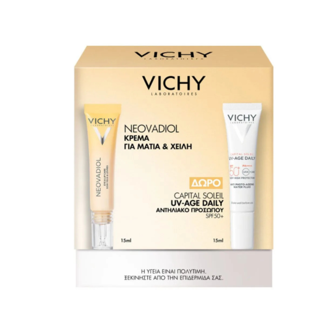 VICHY - Promo Neovadiol Eye & Lip Multi-Correction Care Κρέμα Ματιών-Χειλιών 15ml & Δώρο UV-Age Daily SPF50+ 15ml