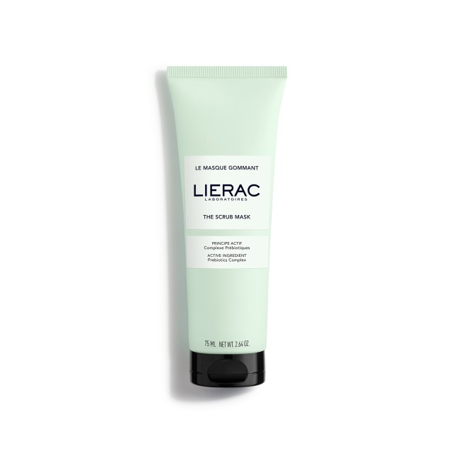 LIERAC - The Scrub Mask with Prebiotics Complex 2 σε 1 Μάσκα Απολέπισης Προσώπου για Καθαρισμό, Λείανση & Λάμψη 75ml