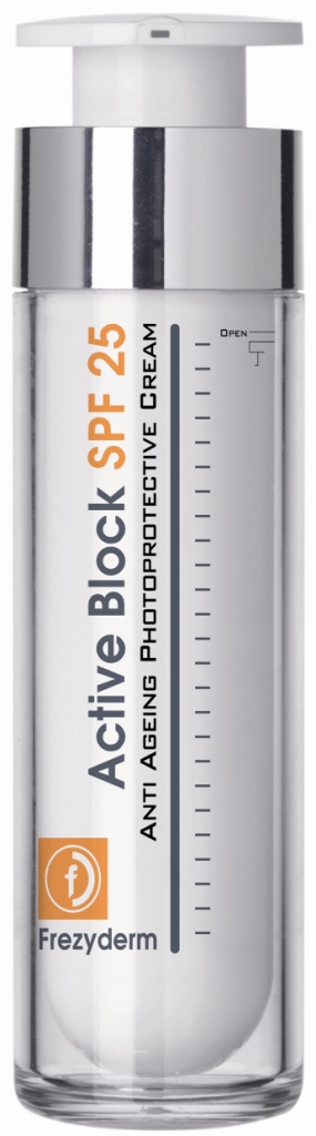 FREZYDERM - Active Block SPF25 Αντιγηραντική Κρέμα Ημέρας Με Δείκτη Προστασίας 50ml