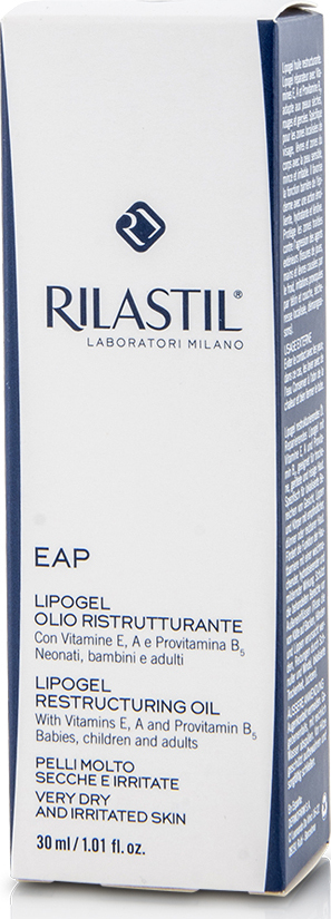 RILASTIL - EAP Lipogel Restructuring Oil Λάδι Ανάπλασης σε μορφή γέλης για την πολύ ξηρή & ευερέθιστη επιδερμίδα, 30ml