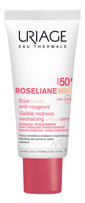 URIAGE - Roseliane Visible Redness-Neutralizing Tinted Care Ενυδατική Προστατευτική Κρέμα με Χρώμα SPF50+ 40ml