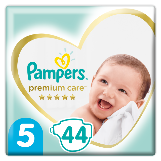 PAMPERS - Premium Care Νο5 (11-16kg) Βρεφικές Πάνες 44τμχ