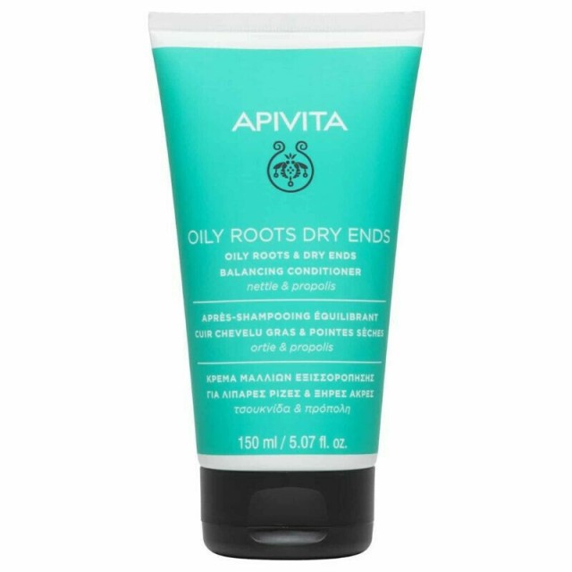 APIVITA - Oily Roots Dry Ends Balancing Conditioner Κρέμα Μαλλιών Εξισορρόπησης Για Λιπαρές Ρίζες & Ξηρές Άκρες 150ml