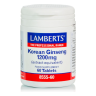 LAMBERTS -  Korean Ginseng 1200mg - Συμπλήρωμα Διατροφής με Κορεάτικο Τζίνσενγκ για την Υγεία και την Ευεξία., 60tabs