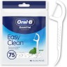 ORAL-B - Essential Easy Clean Floss Picks Οδοντικό Νήμα με Οδοντογλυφίδα & Γεύση Μέντας 75τμχ