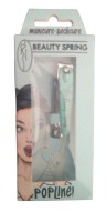 BEAUTY SPRING - 1001 Nail Clipper Χρωματιστός Νυχοκόπτης Νίκελ Μικρός Χρωματιστός 1τμχ