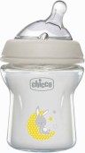 CHICCO - Natural Feeling Γυάλινο Μπιμπερό Κατά των Κολικών με Θηλή Σιλικόνης 150ml για 0+ μηνών