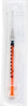 PIC - Solution Σύριγγα με Βελόνα 1ML 27G x 1/2, 1τεμ