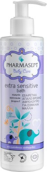 PHARMASEPT - Baby Extra Sensitive Bath Πολύ Απαλό Βρεφικό Αφρόλουτρο Για Σώμα & Μαλλιά 250ml