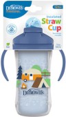 DR. BROWNS - Milestones Κύπελλο Θερμός με Καλαμάκι & Λαβές 12m+ Αγόρι TC 01202 300ml
