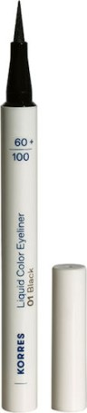 KORRES - Liquid Color Eyeliner 01 Black 1ml