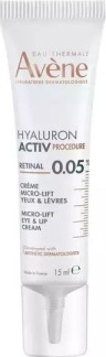 AVENE - Hyaluron Activ Procedure Retinal 0.05% MicroLift Eye & Lip Cream - Αντιγηραντική Κρέμα Για Μάτια & Χείλη 15ml