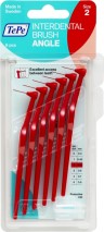 TEPE - Angle Μεσοδόντιο Βουρτσάκι 0.5mm Κόκκινο 6 Τεμάχια