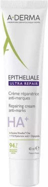 A-DERMA - Epitheliale Ultra Repair Cream Anti-Marks HA+ Επανορθωτική Κρέμα κατά των Σημαδιών 40ml