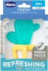 CHICCO - Fresh Teether, Δροσιστικός Κρίκος Οδοντοφυίας 4Μ+, Cactus - 1τμχ