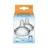 DR. BROWNS - Natural Flow Anti-Colic Nipple Θηλές Σιλικόνης για Μπιμπερό με Φαρδύ Λαιμό Y-Cut  2τμχ