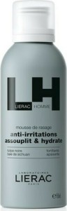 LIERAC - Homme Shaving Foam Αφρός Ξυρίσματος Κατά των Ερεθισμών που Απαλύνει & Ενυδατώνει 150ml