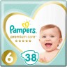 PAMPERS - Premium Care Νο6 (13+kg) Βρεφικές Πάνες 38τμχ