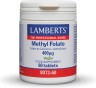 LAMBERTS - Methyl Folate 400mg Συμπλήρωμα Διατροφής με Φολικό Οξύ (L-Μεθυλοφολικό Ασβέστιο) 60tabs
