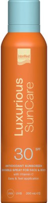 INTERMED - Luxurious SunCare Antioxidant Sunscreen Invisible Spray Face & Body SPF30 Αντηλιακό Spray για Πρόσωπο-Σώμα 200ml