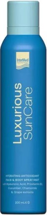 INTERMED - Luxurious SunCare Hydrating Antioxidant Face & Body Spray Mist Ενυδατικό Mist Προσώπου & Σώματος 200ml