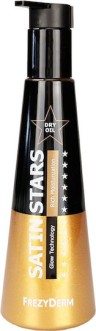 FREZYDERM - Satin Stars Golden Bronze Sparkling Glow Dry Oil - Ξηρό Λάδι Σώματος με Χρώμα για Λάμψη 250ml