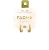 FARMA BIJOUX - Υποαλλεργικά Σκουλαρίκια Κρεμαστά Επιχρυσωμένα Γυαλιστερά 15,0mm (BECG880)1 Ζευγάρι