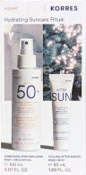 KORRES - Promo Yoghurt Hydrating Suncare Ritual - Γιαούρτι Αντηλιακό Γαλάκτωμα Spray Προσώπου & Σώματος SPF50 150ml & Γιαούρτι After-Sun Gel 50ml
