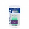 ELGYDIUM - Clinic Mono Compact Green 1.1mm Μεσοδόντια Βουρτσάκια 1.1mm σε χρώμα Πράσινο 4τμχ
