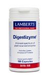 LAMBERTS - Digestizyme, Φυτικά Ένζυμα για την Υγεία Γαστρεντερικού Συστήματος, 100caps