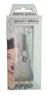 BEAUTY SPRING - 1001 Nail Clipper Χρωματιστός Νυχοκόπτης Νίκελ Μικρός Χρωματιστός 1τμχ